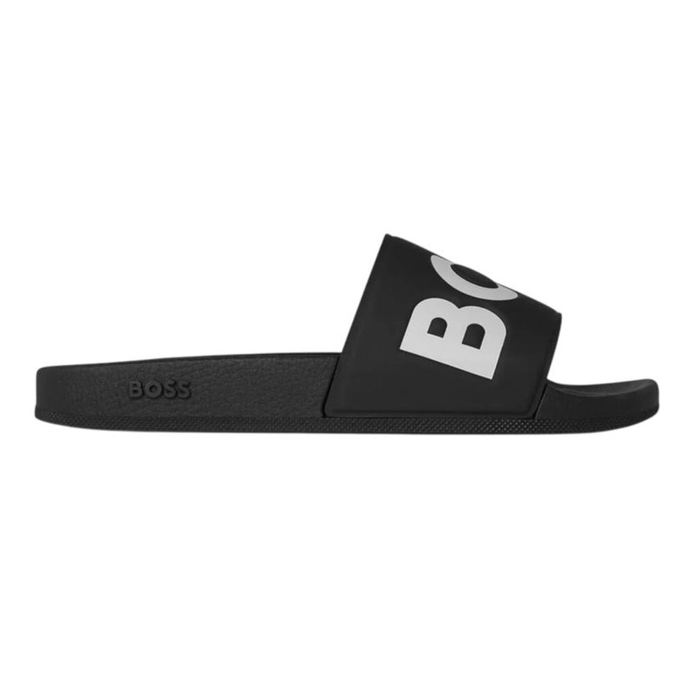 Boss Mens Aryeh Logo Sliders / Black/White